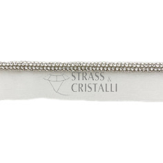 LACCIO DI STRASS CON ORGANZA 3MM CRYSTAL