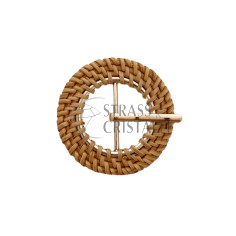 Fibbia in rattan TONDO