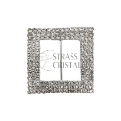 Fibbia strass QUADRATO