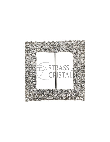 Fibbia strass QUADRATO