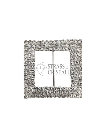 Fibbia strass QUADRATO