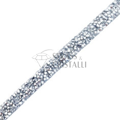 CRYSTAL ROCK IN STRISCE ARGENTO