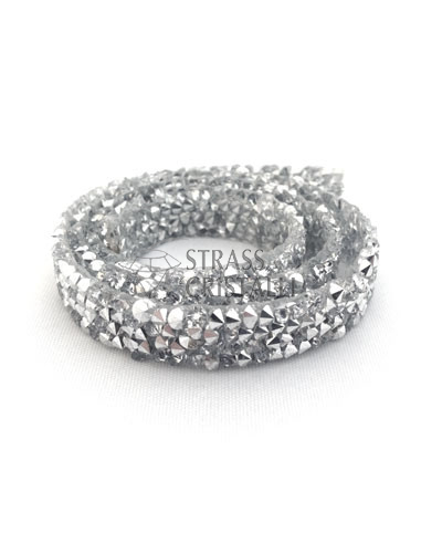 CRYSTAL ROCK IN STRISCE ARGENTO