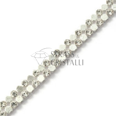 METAL MESH  2 FILI CN PIATTINA ARG