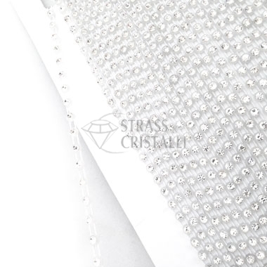 Gallon strass 1 filo elastico