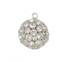 SFERA ARGENTO CON STRASS