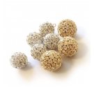 SFERA ORO CON STRASS