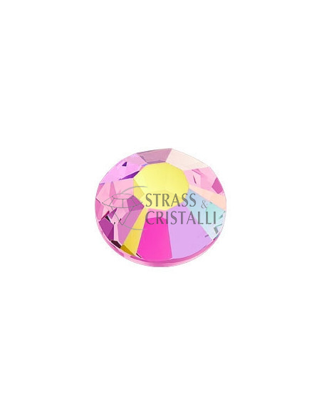 STRASS FLAT BACK ROSE AB