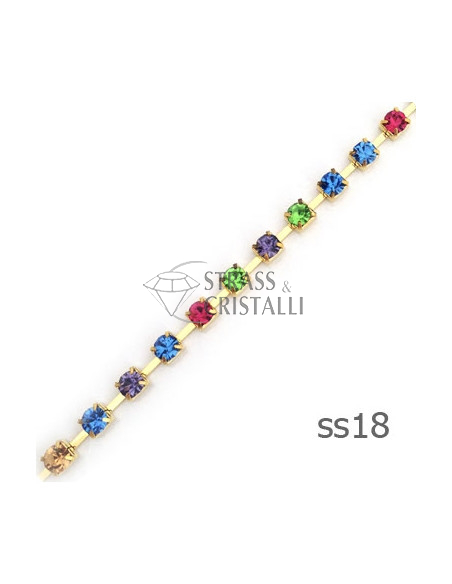 Catena MULTICOLOR ORO SS18  4.5MM