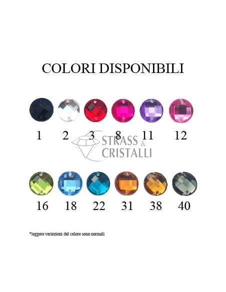 TONDO ACRILICO FUCHSIA SFACCETTATO CON FORI