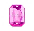 OTTAGONO FUCHSIA ACRILICO CON FORI