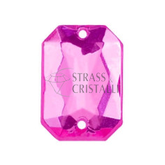 OTTAGONO FUCHSIA ACRILICO CON FORI