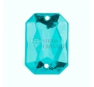 OTTAGONO SMERALDO ACRILICO CON FORI