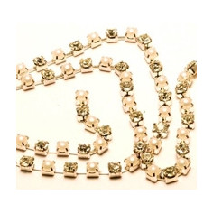 Catena strass e perla